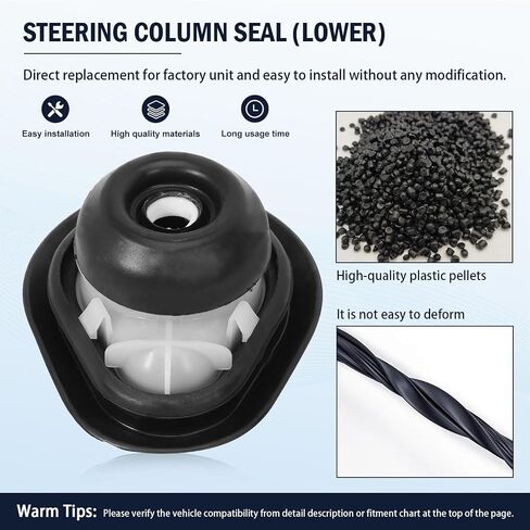 48989-4BA1A Steering Column Lower Seal Fits for X-Trail Qashqai 2019-2023 Rogue Sport 2017-2022 Rogue 2010-2023 Replacement for 489894BA1A in Saudi Arabia