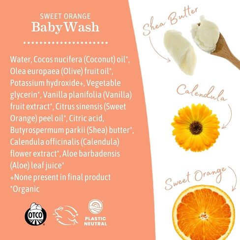 Earth Mama Calming Lavender Baby Wash Liquid Foaming Hand Soap Set, Organic All-Purpose Lavender Body Wash for Sensitive Skin, Castile Soap Coconut Oil, Calendula, & Aloe, 5.3Fl Oz & Liter Refill in Saudi Arabia