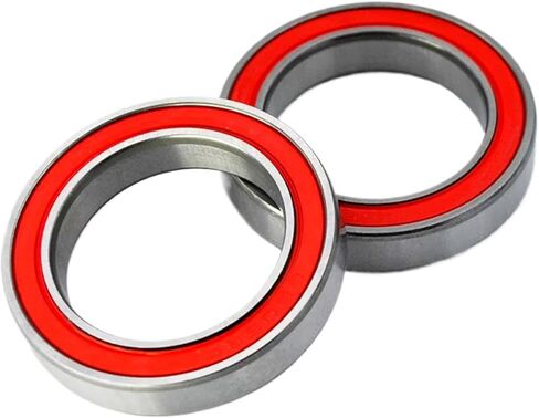 Hybrid Ceramic Ball Bearing, 25mm x 37mm x 7mm, 6805 2RS, Chrome Steel with Black Ceramic Balls, Rubber Sealed (1pc) in Kuwait