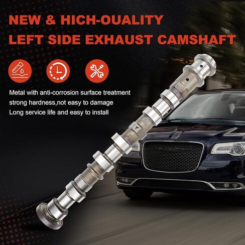 Right Side Exhaust Camshaft Compatible with Jeep for Dodge for Chrysler & for Ram 3.6L V6 Models 5184378AG 05184378AH 5184378AE 5184378AF 5184378AD in Saudi Arabia