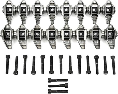 Michigan Motorsports LS3 Rocker Arm Kit with Upgraded Trunnions Installed and OEM LS3 Stands | Fits L99 L76 L92 | LS Valvetrain Upgrade for Enhanced Stability and Durability in Saudi Arabia