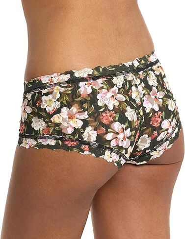 hanky panky Signature Lace Printed Boyshort (PR4812P),Medium,Linger Awhile in Saudi Arabia