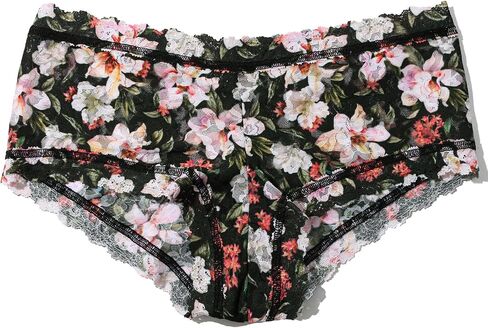 hanky panky Signature Lace Printed Boyshort (PR4812P),Medium,Linger Awhile in Saudi Arabia