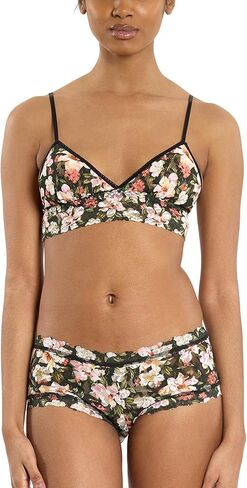 hanky panky Signature Lace Printed Boyshort (PR4812P),Medium,Linger Awhile in Saudi Arabia