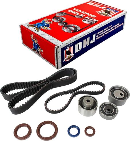 DNJ TBK153B Timing Belt Kit for 1994-1999 Mitsubishi Eclipse Galant Montero Sport 2.4L L4 16V SOHC 2351cc in Saudi Arabia