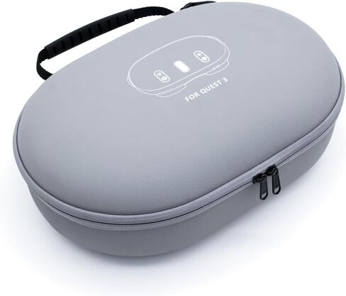 Hard Carrying Case Compatible with Meta Oculus Quest 2 Basic/Elite/Pro/Vison Pro/PICO 4 Version VR Gaming Headset, Touch Controllers and Battery Version Accessories, Design for Travel, Storage in Saudi Arabia