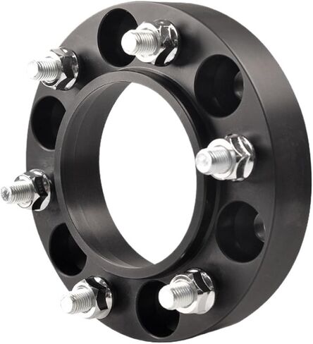 Embers Wheel Spacers Adapter PCD 6X139.7 CB 95.1 M14X1.5 Compatible For Toyota Land Cruiser LC300 Tundra 1 Piece(1PC Black 25MM) in Saudi Arabia