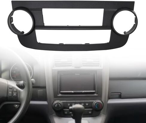 Dash A/C Air Conditioning Panel Installation Mount Trim Kit Compatible with Honda CR-V CRV 2007-2011 AC Bezel Replaces 79501-SWA-A01ZA (Manual A/C) in Saudi Arabia