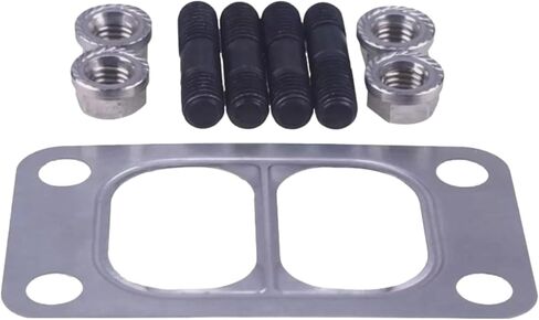 الجمعة Parts Turbo تصاعد الأزرار المكسرات مع الحشية 3818823 3818824 3901356 متوافقة مع محرك Cummins 4B3.9 6B5.9 6C8.3 B3.3 B4.9 B5.9 B6.7 ISB5.9 ISC ISF2.8 ISL8.9 DODGE 89-07 5. in Kuwait
