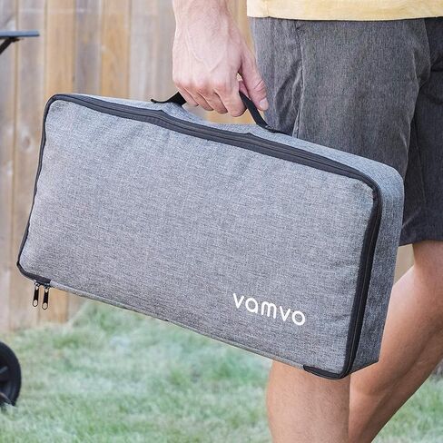 Projector Screen Outdoor, Vamvo Projector Screen with Stand Portable 120" Foldable Projector Screen, 10 Feet Indoor Movie Screen with Carrying Bag for Home Theater Backyard Movie Night in Kuwait