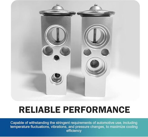 Automobile Expansion Valve, Steam Engine Air Conditioning Valve, Universal A/C System Repair Accessories, for Most Cars (Silver) in Kuwait