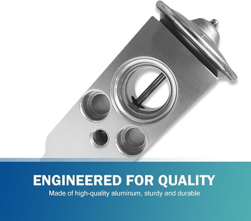 Automobile Expansion Valve, Steam Engine Air Conditioning Valve, Universal A/C System Repair Accessories, for Most Cars (Silver) in Kuwait