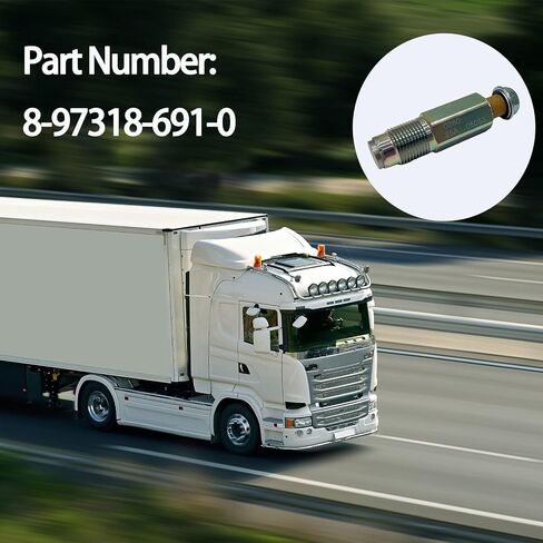 8-97318-691-0 محدد ضغط الوقود متوافق مع ISUZU NPR NQR NRR 4HK1 5.2L 2004-2009 in Kuwait
