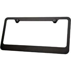 LFPartS Stainless Steel License Plate Frame (Black)