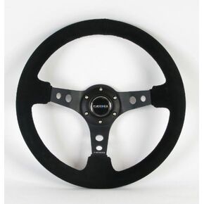 NRG Innovations ST-006S 350mm Sport Steering Wheel (3" Deep) (Suede)