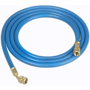 Robinair 32096 1/4" Premium Refrigerant Charging Hose - 96" Long, Blue, Standard Fittings