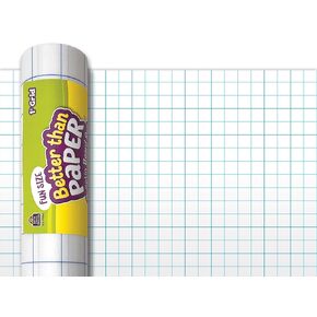 Teacher Created Resources Fun Size Better Than Paper Bulletin Board Roll 1" Grid