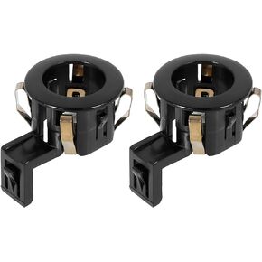 X AUTOHAUX 2pcs 89348-33060 Car Rear Bumper PDC Parking Sensor Retainer Holder Bracket for Toyota Sienna Sequoia for Lexus GX460 Black