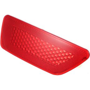 X AUTOHAUX Rear Left Bumper Reflector Light Cover for Jeep Grand Cherokee 2011-2020 57010720AC 57010721AC Red