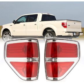 Tykick Tail Lights For Ford F150 2009 2010 2011 2012 2013 2014 Pickup Truck Tail Light Assembly Housing Right Passenger&Left Driver (Black Border) Replaces# BL3Z13404AA FO2819150 BL3Z13405AB FO2818148