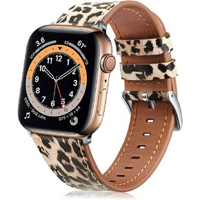 أساور Fintie متوافقة مع ساعة Apple 49 مم 45 مم 44 مم 42 مم 41 مم 40 مم 38 مم iWatch Ultra 2 1 SE Series 9 8 7 6 5 4 3 2 1، سوار معصم بديل من الجلد الأصلي
