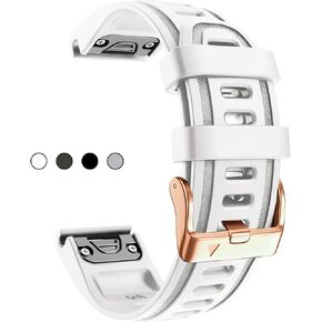 20mm Watch Band for Garmin fenix 5s fenix 6s fenix 7s pro quickfit 20 bands Replacement for garmin epix 2 42mm sapphire short strap Rose Gold women men