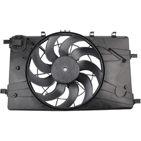 AUTOKAY Radiator Cooling Fan, GM3115243 Condenser Cooling Fan for CHEVROLET CRUZE 1.4L 2011-2014, 13372154 13360890