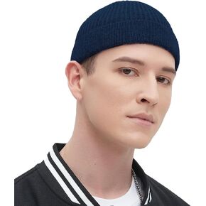 Fisherman Beanie Hats for Men Women,Wool Knit Trawler Skull Cap,Watch Cap,Spring Fall Winter Warm Short Hats in Saudi Arabia
