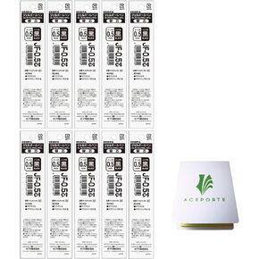 Zebra SARASA 0.5mm Black Ink 10 Refills (RJF5-BK), High Speed Dry Ink Technology with Original Sticky Notes