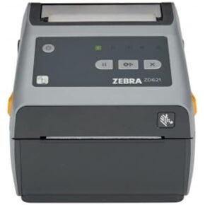 ZEBRA ZD621 Direct Thermal Desktop Printer 300 dpi Print Width 4-inch USB Serial Ethernet 802.11ac ZD6A043-D01L01EZ