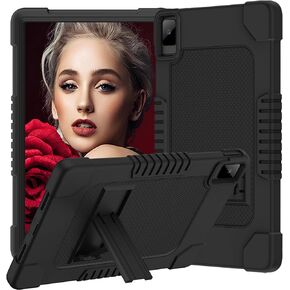 لـ TCL NXTPAPER 11 Tablet Model 9466X6 2023 Model Case شديد التحمل مقاوم للصدمات وغطاء حماية 11 بوصة مع مسند مناسب للأطفال لـ TCL NXTPAPER 11 بوصة (أسود)