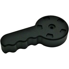 RW221-2BP-J Billet Black Powder Coated Large Adjustable Seat Handle for Jeep Wrangler