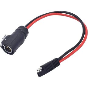 10AWG 2 Pin Power Industrial Circular Connector to SAE Cable for Solar Panel Suitcase and Grand Design, Fit for Furrion, Forrest River RV Solar Ports, Grand Design RV's Industry