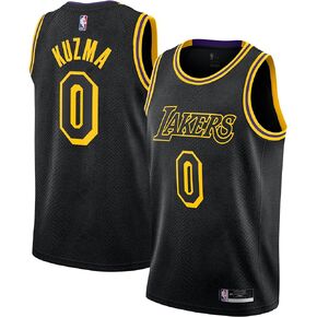 Outerstuff Kyle Kuzma Los Angeles Lakers Black #0 Youth 8-20 Alternate Edition Swingman Player Jersey