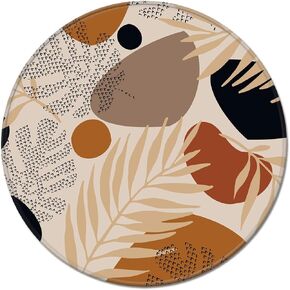 HOPONY Mouse Pad with Stitched Edge, Premium-Textured Mouse Mat, Non-Slip Rubber Base Mousepad for Laptop, Computer & PC,9.5×7.9 inches,Leaf Abstract in Kuwait