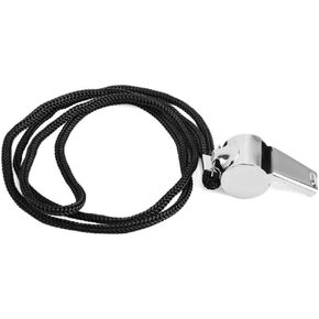 Whistle, Stainless Steel Sports Whistle with Lanyard, Loud Crisp Sound Whistle, Ideal for Referee, Coach, Teacher, Training, Survival, Emergency