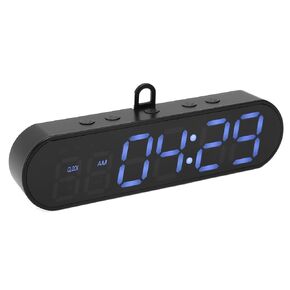 Portable Gym Timer, Interval Timer for Workout with Time Rounds, Stopwatch, Alarm Clock, Countdown, 1000mAh Large Battery Workout Clock for Boxing HIIT Tabata Fitness
