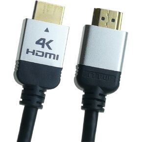 PURE PLUS 4K HDMI Cable 12FT High Speed HDMI 2.0 Cable, 4K HDR, 3D, 2160P, 1080P, Ethernet - HDMI Cord, Audio Return(ARC) Compatible PS5, PS4/3, UHD TV, Blu-ray, Xbox, PC, Monitor