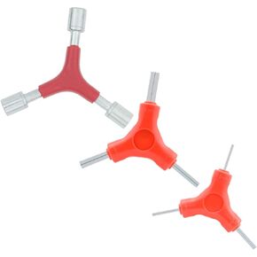 YOUMI Bicycle Wrench Tool, Bicycle Y-Shaped External Three-Way Hexagon Wrench 2.5/3/4/MM 5/6/8MM, Y Socket Wrench hex 8/9/10MM. Used for Bicycle Repair Tools.