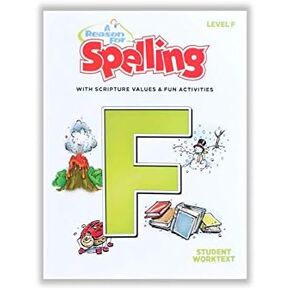 5th Grade Spelling Student Workbook Level E by A Reason For - Fifth Graders Practice Workbooks for Words, Vocabulary & Comprehension Skills - Kids Help Books for Homeschool, Classroom, & Home