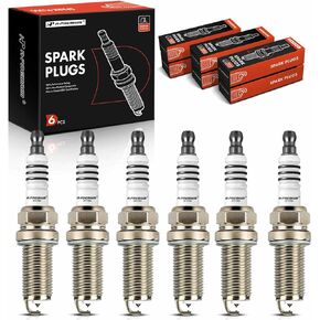 A-Premium Iridium Platinum Spark Plugs Compatible with Ram 1500 & Honda Accord, Accord Crosstour, Pilot, Odyssey, Ridgeline & Jeep Grand Cherokee & Dodge Durango & Acura MDX, Pack of 6