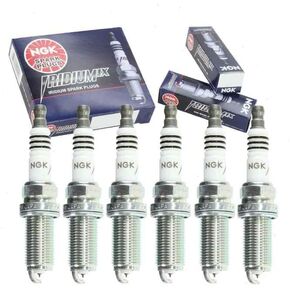 6 pc NGK Iridium IX Spark Plugs compatible with Toyota RAV4 3.5L V6 2006-2012