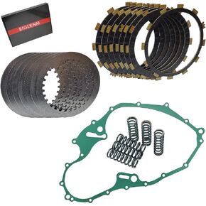 Clutch Kit Friction Plates & Cover Gasket Compatible for Yamaha Raptor 700 700R YFM700 YFM700R 2006 2007 2008-2021