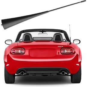 13 Inch Spiral Rubber Antenna for Mazda MX5 Miata (2006-2024), Mazda MX-5 Miata 2006 2007 2008 2009 2010 2011 2012 2013 2014 2015 2016 2017 2018 2019 2020 2021 2022 2023 Antenna Replacement Mast in Kuwait