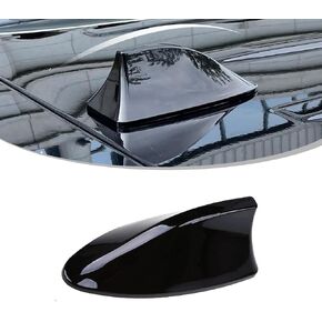 Pack of 1 Shark Fin Antenna, Car Antenna Decorative, Car Accessories, Top Mounted Dummy Roof Aerial, Fit for Car SUV (White)