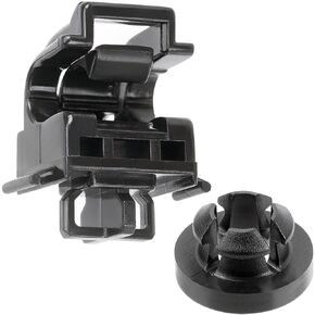 OAUTOO 5Sets Hood Prop Rod Clip with Grommet for Honda 90677-SE0-003, 91604-SD2-013 Accord CR-V Prelude Acura NSX TL Vigor 1988-2005