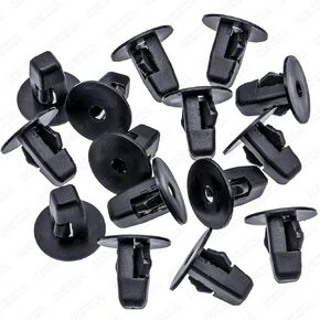 Rexka 15pcs 7/32 Fender Liner Mud Guard Wheelhouse Liner Splash Shield Bumper Cover Screw Grommet Nut Retainer Compatible with 90189-06065 Toyota Lexus