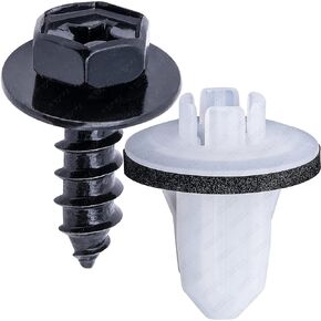 Rexka 15 Sets Rear Bumper Tail Lamp Screw & Grommet Kit for Lexus Toyota 90159-60498 90189-06235 NX RX RC LC is Series Avalon, C-HR, Corolla iM, Mirai, Yaris