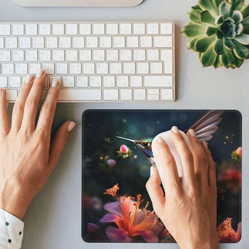 Gaming Mouse Pad Blossom Cherry Flower Pink Ethnic for Desk Keyboard Laptop Non-Slip Rubber Base Large XXL Mousepad with Stitched Edges Game Work Desktop Office Home 31.5 x 11.8 in in Saudi Arabia