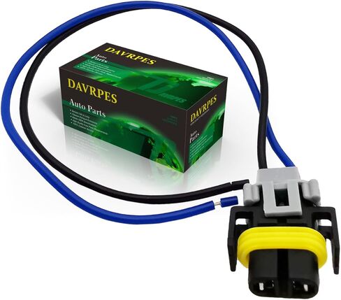 PT2298 Multi-Purpose Wire Connector Socket Compatible with Headlight Headlamp Fog Light Replace H11 H8 880 881 LED Bulb Female Wiring Adapter Pigtail Plug Replace#88862217 in Saudi Arabia